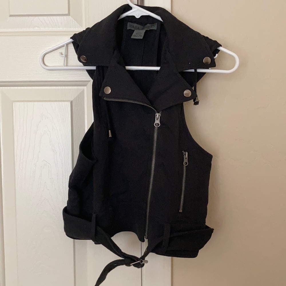 All Saints inspired! Motto Hooded VEST!